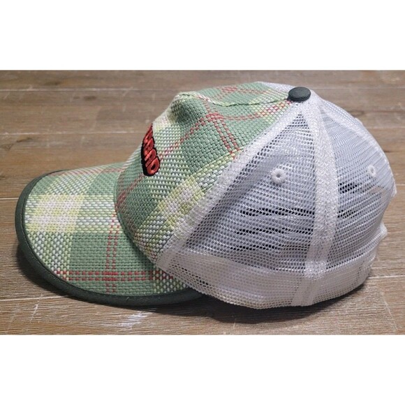 2000s Superbad Movie Promo Baseball Cap Plaid Embroidered Meshback Snapback Hat - Picture 2 of 5